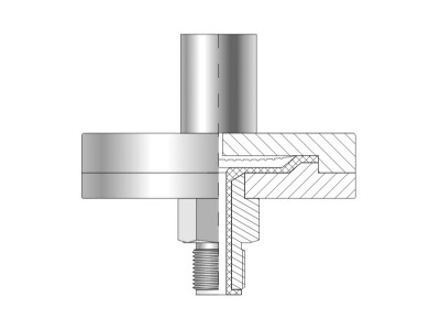 Aplisens S-Comp CH Threaded chemical seals with large diaphragm